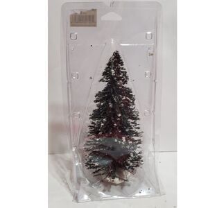 Lemax 9" Snow Covered Evergreen Christmas Village Tree #44084